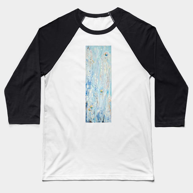 Effervescent!.......acrylic based abstract art Baseball T-Shirt by RealZeal